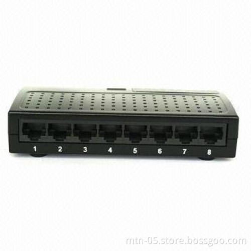 8-port Desktop Fast Ethernet Switch, 1.6Gbps Bandwidth